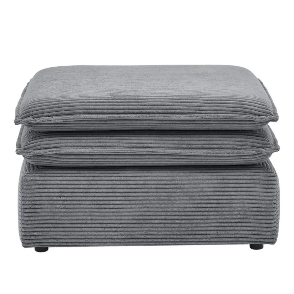 Sitzhocker*Pharao24 Moderner Polsterhocker Eltusa