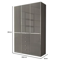 Jugendkleiderschrank*Pharao24 Moderner Schlafzimmerschrank Boplaroma