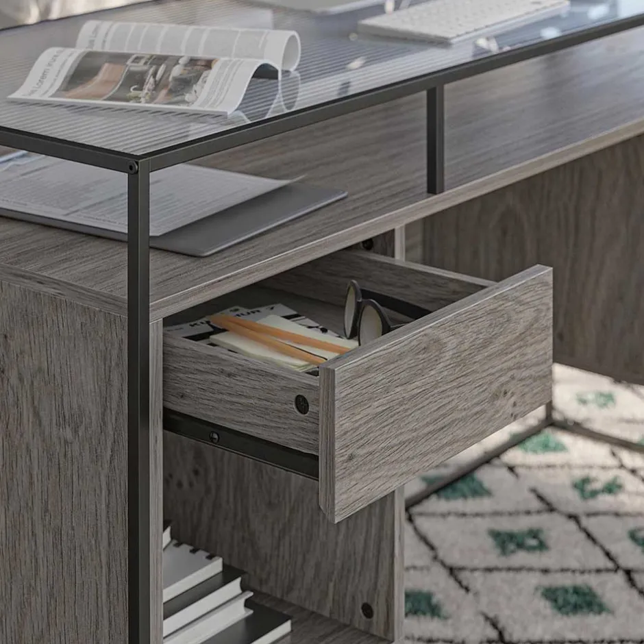 Pharao24 Moderner Schreibtisch Barbados> Computertische|Jugendschreibtische