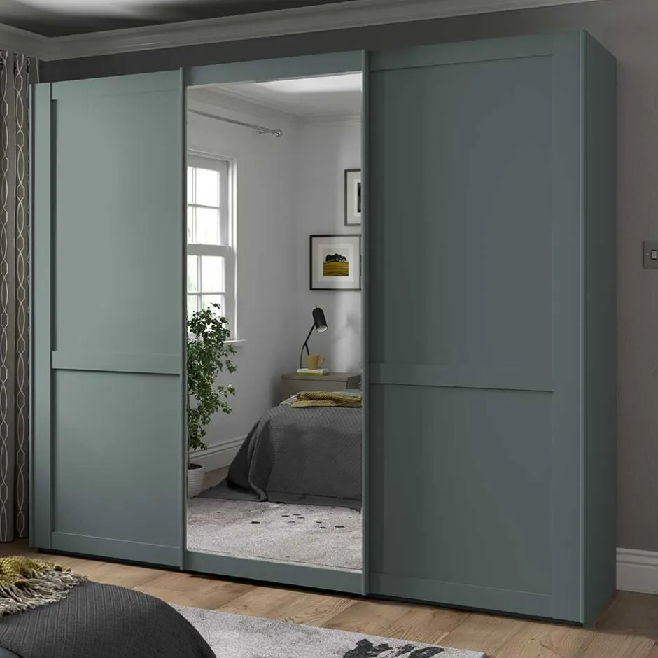 Pharao24 Moderner Schwebetürenkleiderschrank Forjan> Schiebetürenschränke