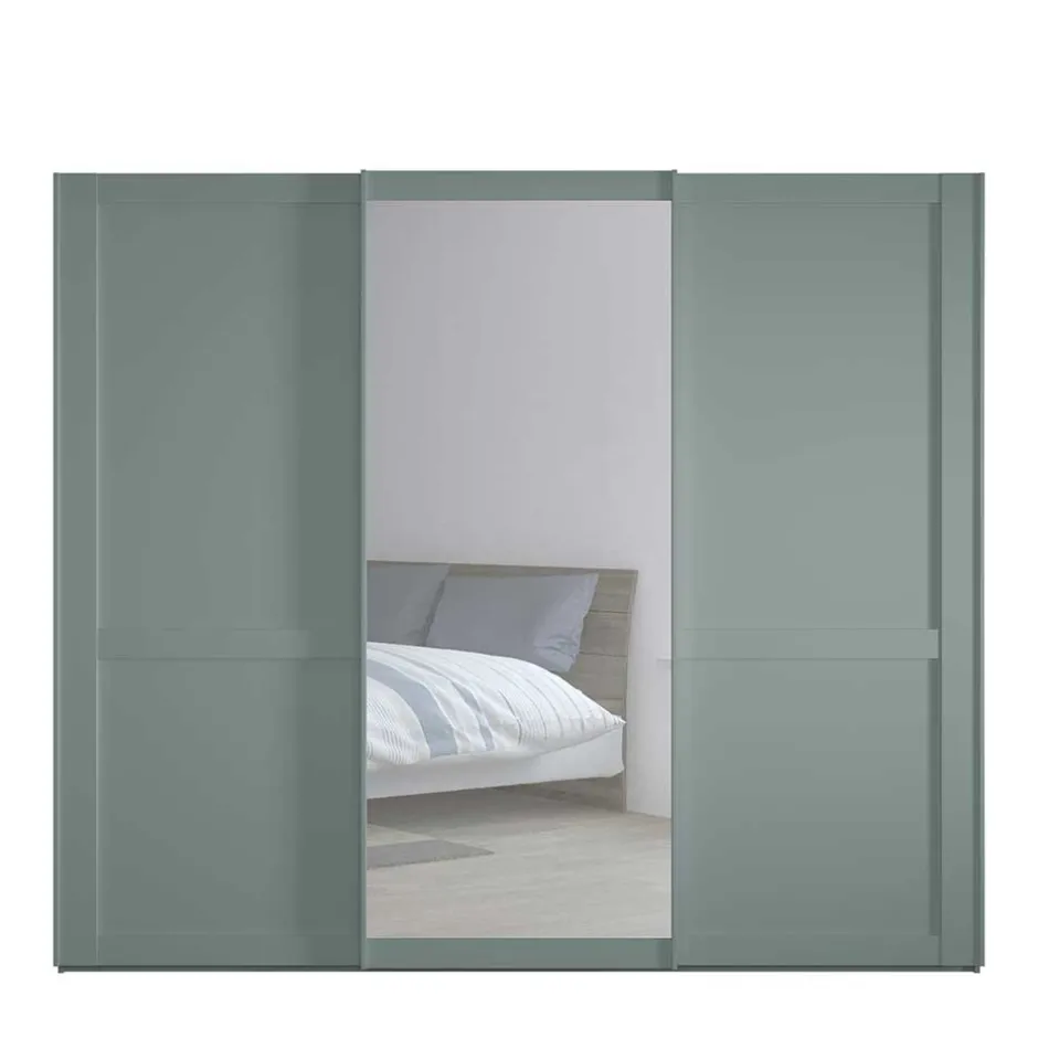 Pharao24 Moderner Schwebetürenkleiderschrank Forjan> Schiebetürenschränke