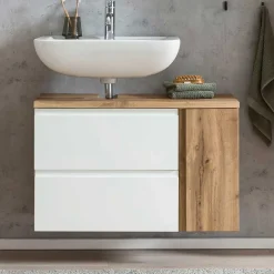 Pharao24 Moderner Waschbeckenschrank Lactona> Waschbeckenunterschränke|Bad Unterschränke