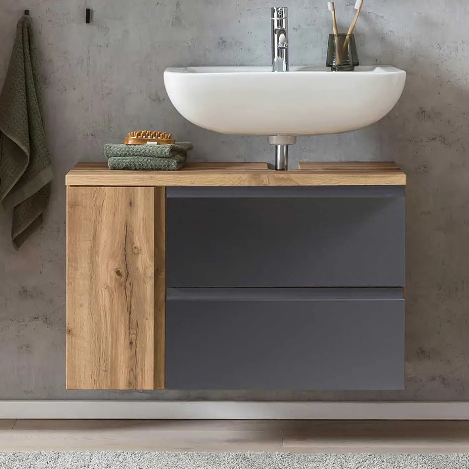 Badezimmerschränke|Waschbeckenunterschränke*Pharao24 Moderner Waschtisch Fregato