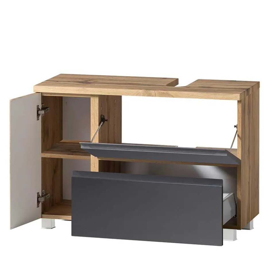 Badezimmerschränke|Waschbeckenunterschränke*Pharao24 Moderner Waschtisch Fregato