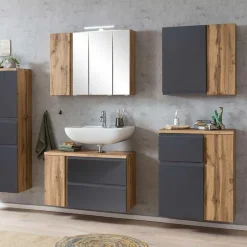 Badezimmerschränke|Waschbeckenunterschränke*Pharao24 Moderner Waschtisch Fregato