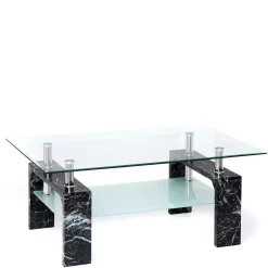 Glastische*Pharao24 Moderner Wohnzimmertisch Nicoleta