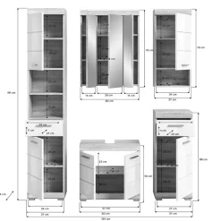 Pharao24 Modernes Badmöbelset Kwesina><noscript><img width=