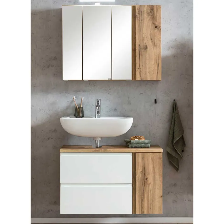 Pharao24 Modernes Badmöbelset Lactona> Badmöbel Sets