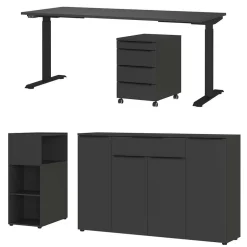 Garderobensets*Pharao24 Modernes Büromöbel Set Abby