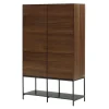 Pharao24 Modernes Highboard Pleanos> Vitrinenschrank|Wohnzimmerschrank