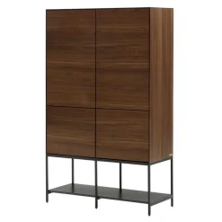 Pharao24 Modernes Highboard Pleanos> Vitrinenschrank|Wohnzimmerschrank