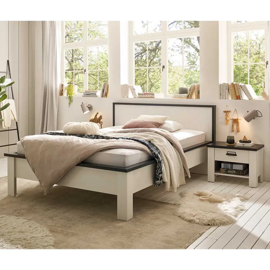 Komfortbetten|Einzelbetten*Pharao24 Modernes Landhausbett Dionada