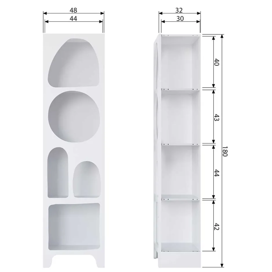 Pharao24 Modernes Standregal für Deko Endjos> Standregale|Regalschränke