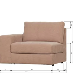 Pharao24 Modul Couch mit Armlehne links Oktamian><noscript><img width=