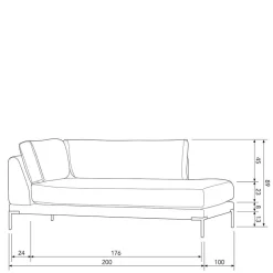 Modulsofas*Pharao24 Modulsofa Recamiere Dessina