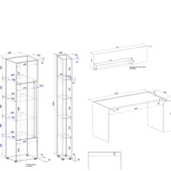 Büromöbel Sets*Pharao24 Moebelset Homeoffice Rascian