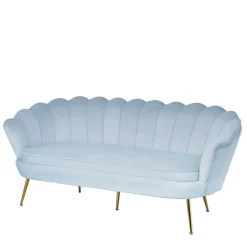 Pharao24 Muschel Couch Sehad> 3 Sitzer Sofa