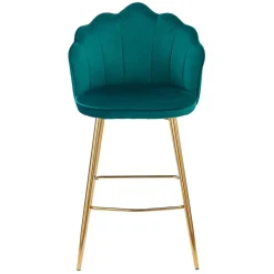 Pharao24 Muschel Hocker für Bar Belzamiro> Barmöbel|Barhocker