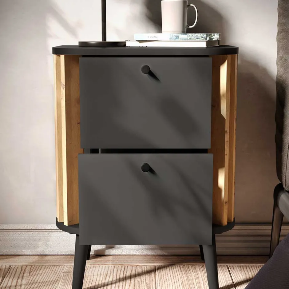 Pharao24 Nachtkommode Atjada> Nachtkommoden|Nachttisch