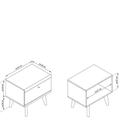 Nachtkommoden|Nachttisch*Pharao24 Nachtkommode Levanca