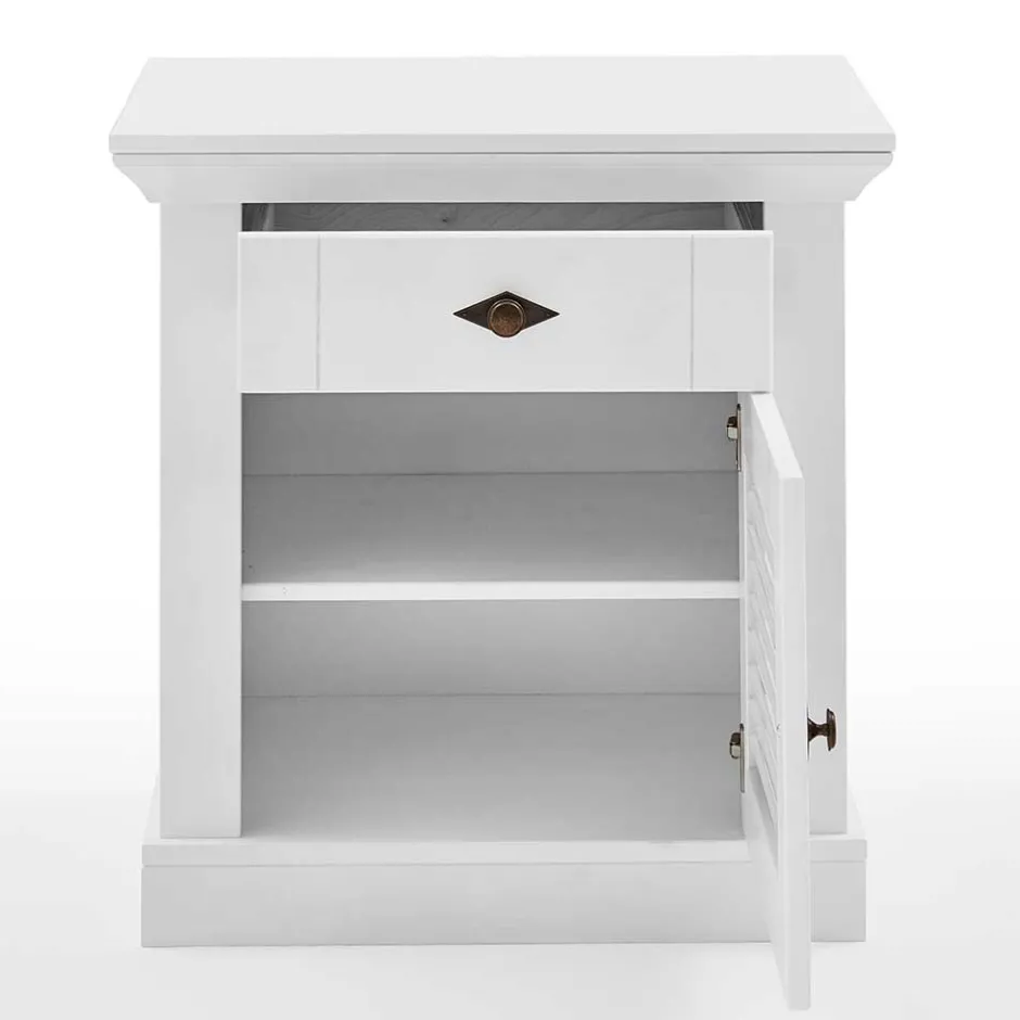 Massivholz Kommoden|Nachtkommoden*Pharao24 Nachtkommode Marcello