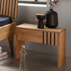 Nachtkommoden|Nachttisch*Pharao24 Nachtkonsole Wildeiche Scotias