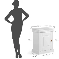 Nachtkommoden|Nachttisch*Pharao24 Nachttisch Aluko