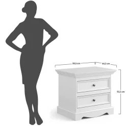 Nachtkommoden|Nachttisch*Pharao24 Nachttisch Corao