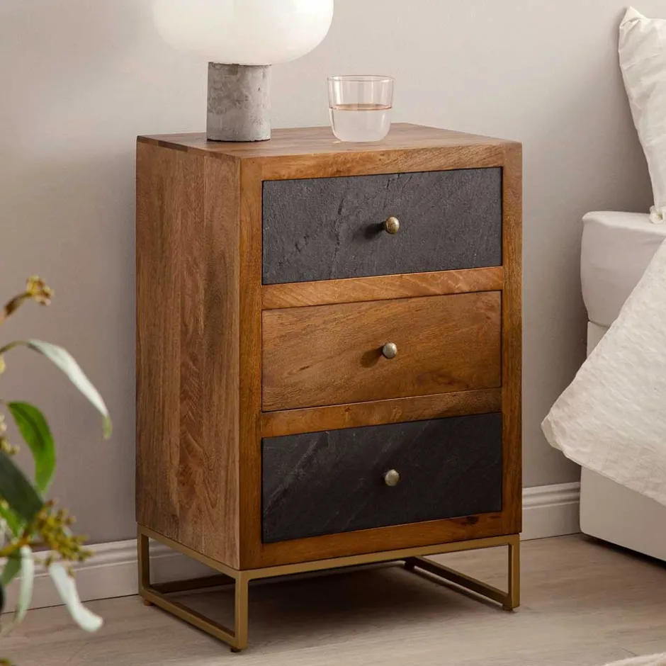 Nachtkommoden|Nachttisch*Pharao24 Nachttisch Didonga