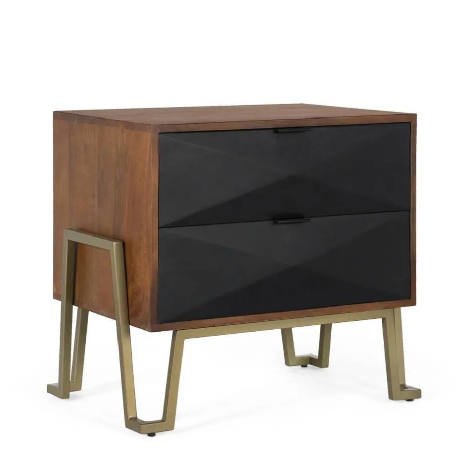 Pharao24 Nachttisch Jeans> Schlafzimmerkommoden