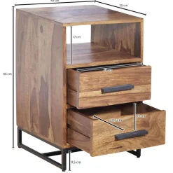 Pharao24 Nachttisch Kommode Ultima><noscript><img width=