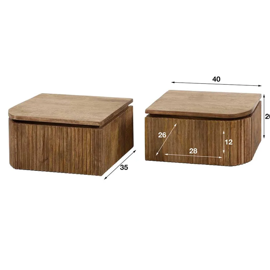 Pharao24 Nachttisch Maddox> Nachtkommoden|Nachttisch