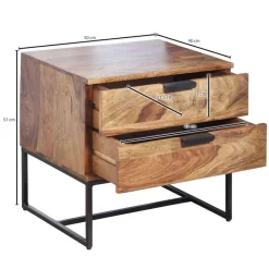 Nachtkommoden|Nachttisch*Pharao24 Nachttischkommode Serina