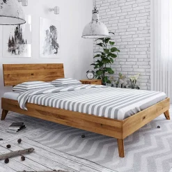 Pharao24 Naturholzbett Vinial> Einzelbetten