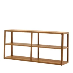 Wohnzimmerregale|Massivholzregale*Pharao24 Niedriges Bücher Regal Idian