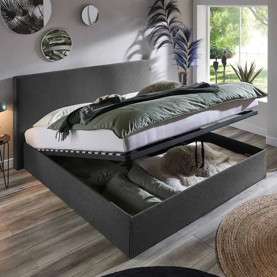 Funktionsbetten|Schubkastenbetten*Pharao24 Niedriges Bettgestell Enyi