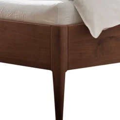 Doppelbetten|Massivholzbetten*Pharao24 Nussbaum massiv Bett Flawia