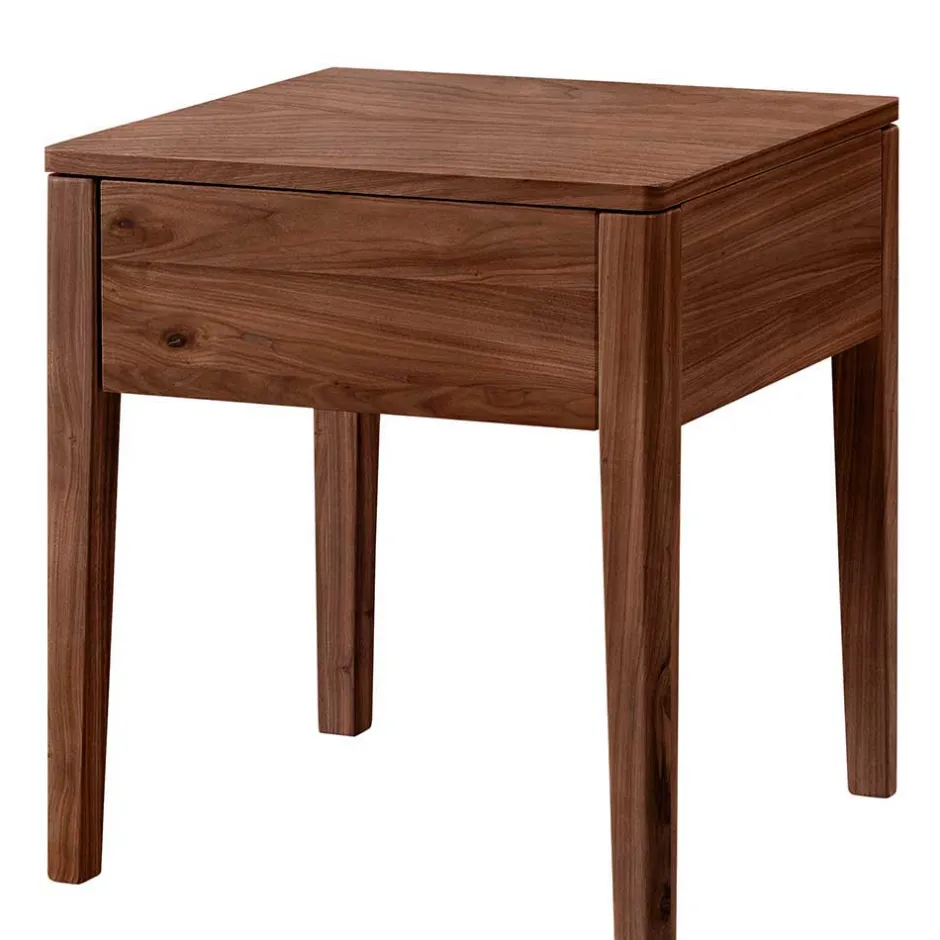 Pharao24 Nussbaum massiv Doppelbett Basilica> Massivholzbetten