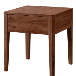 Jugendbetten*Pharao24 Nussbaum Massivholz Bett Stufanias