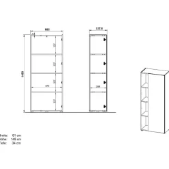 Büroschränke|Aktenschränke*Pharao24 Officeschrank Liadoras