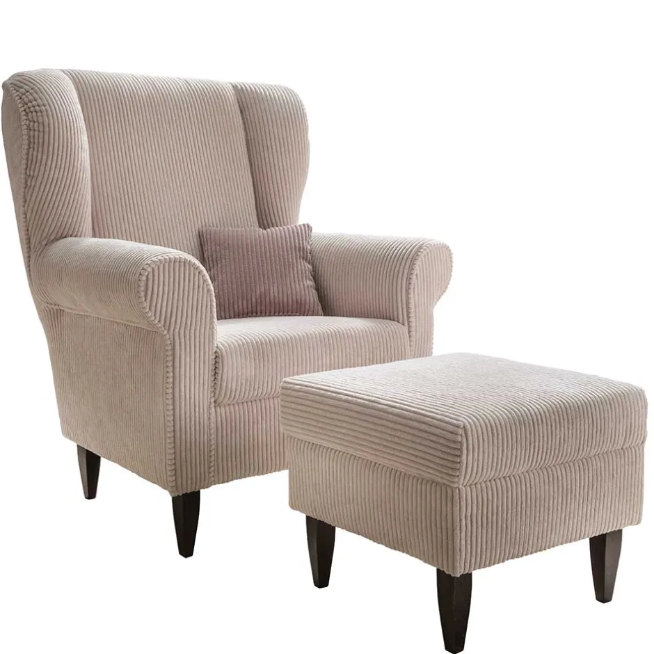 Pharao24 Ohrenbackensessel Benodet> Polstermöbel|Wohnzimmer Sessel