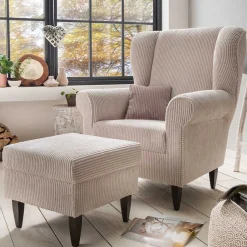 Pharao24 Ohrenbackensessel Benodet> Polstermöbel|Wohnzimmer Sessel