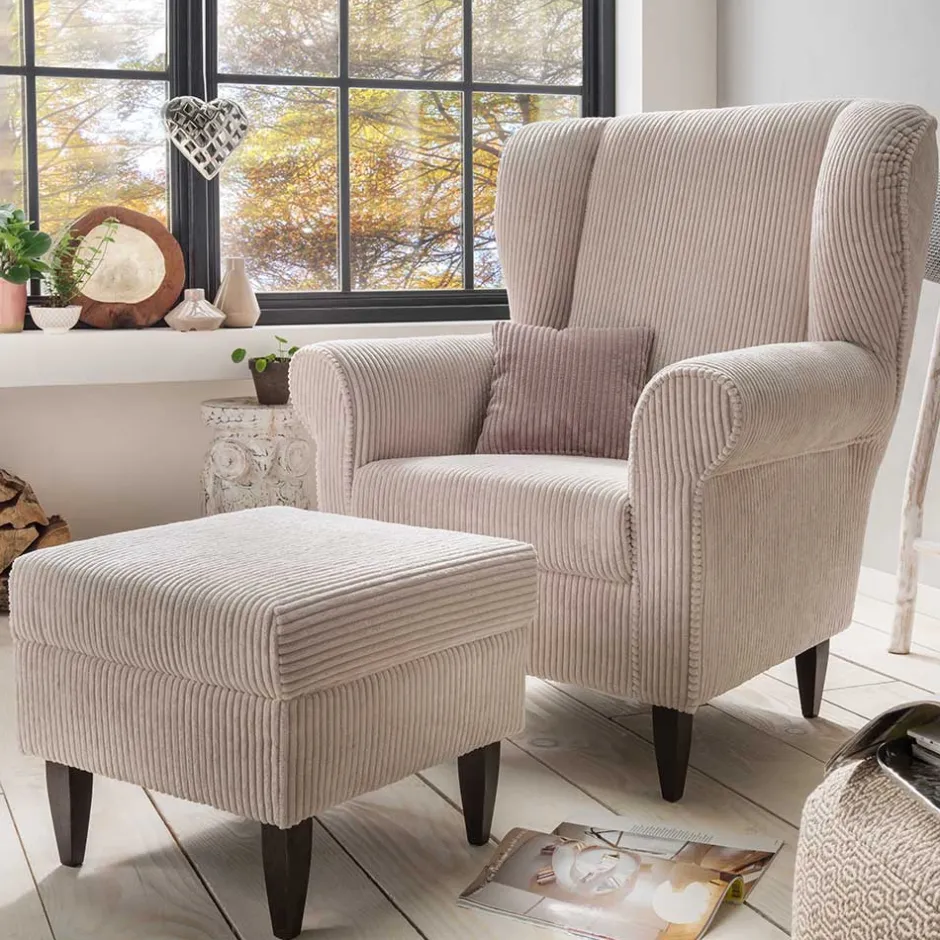 Pharao24 Ohrenbackensessel Benodet> Polstermöbel|Wohnzimmer Sessel