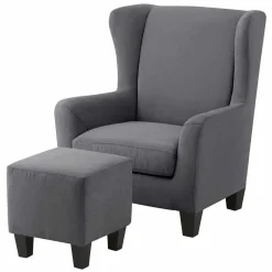 Wohnzimmer Sessel|Ohrensessel*Pharao24 Ohrenbackensessel Opium