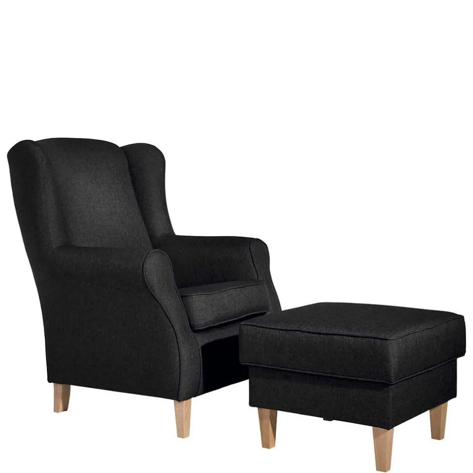 Pharao24 Ohrensessel optional mit Hocker Bogdany> Ohrensessel|Relaxsessel