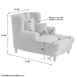Pharao24 Ohrensessel XL Estella><noscript><img width=
