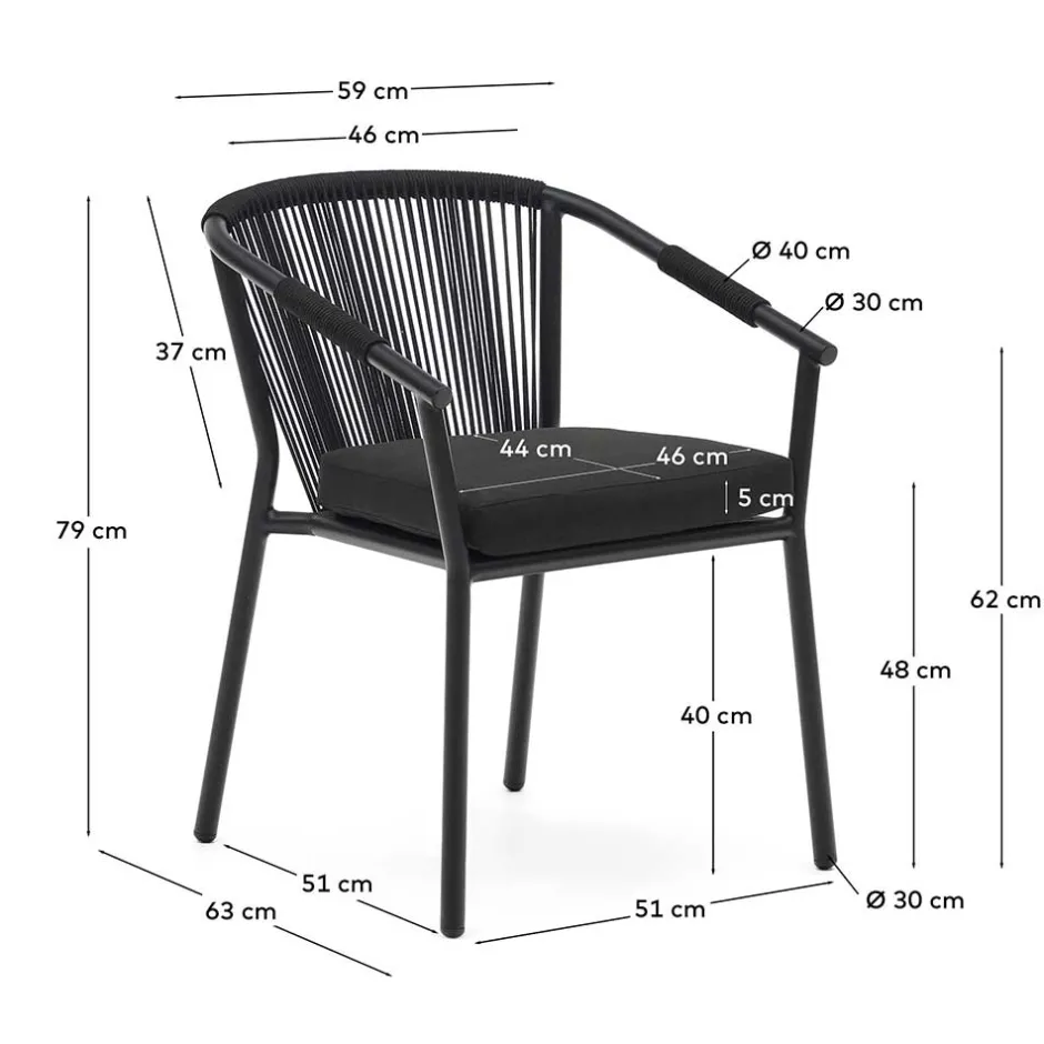Gartenmöbel*Pharao24 Outdoor Stühle Ginhopa