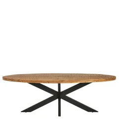 Massivholztische|Küchentisch*Pharao24 Ovaler Esszimmertisch Laguera