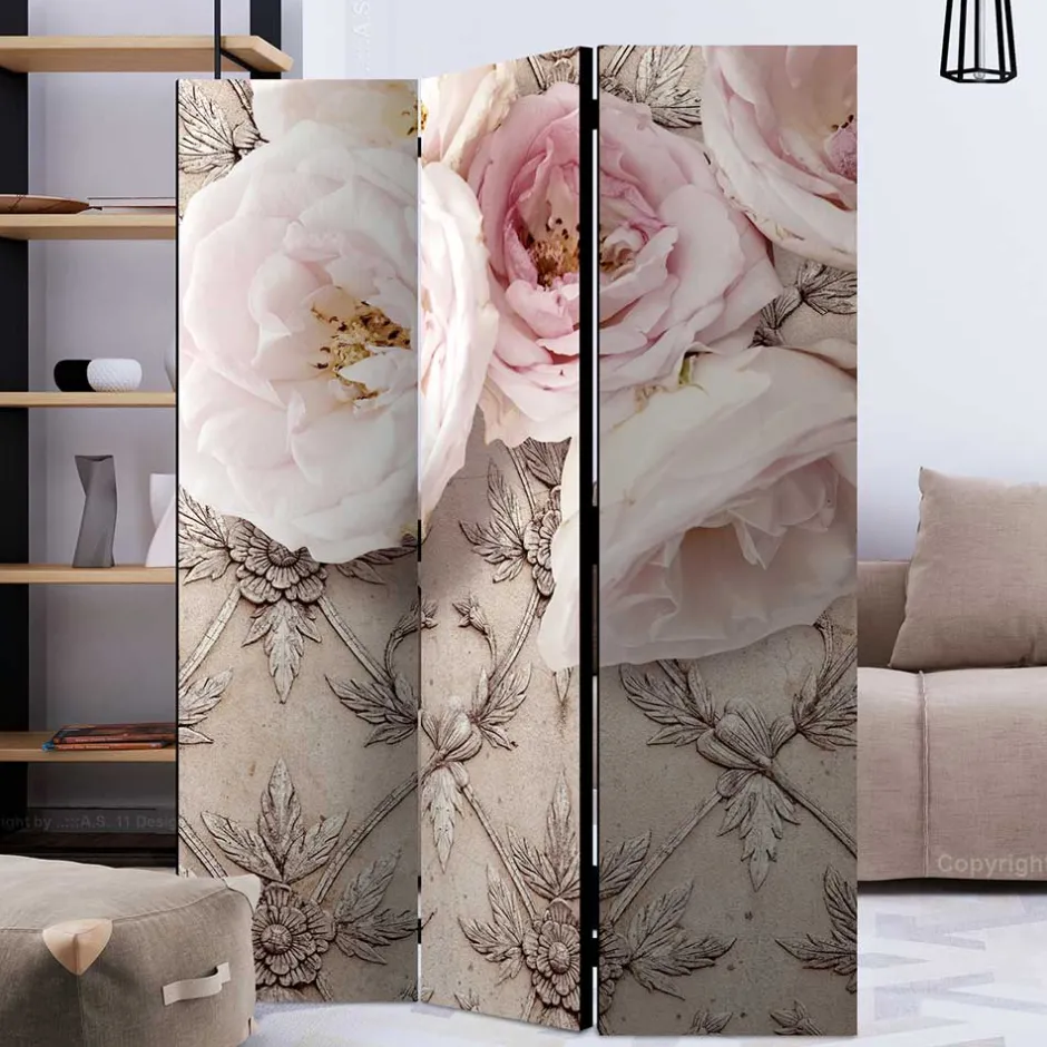 Pharao24 Paravent floral Nilrem> Paravents|Raumteiler