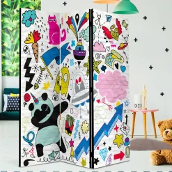 Paravents|Raumteiler*Pharao24 Paravent für Kinder Linall
